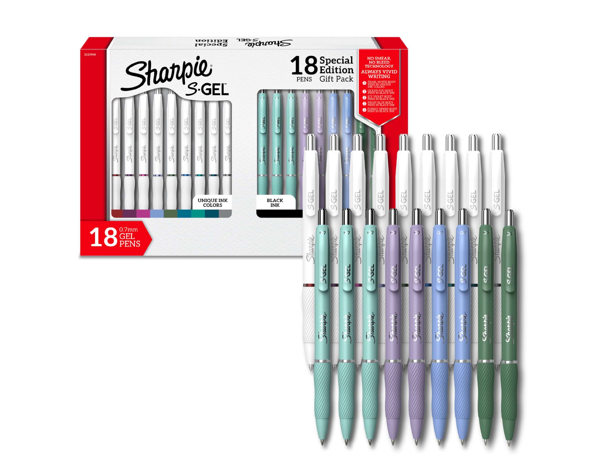 Sharpie S-GEL 18ct Set 0.7mm Holiday Gifting