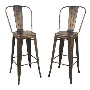 Set of 2 30" Sadie Bar Height Barstools - Carolina Chair & Table