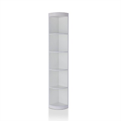 Hawley Contemporary Corner Shelf Display White - HOMES: Inside + Out