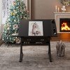 Racxily Adjustable Drawing Drafting Table Desk with 2 Drawers for Home Office and School with Stool - 4 of 4