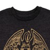 Queen Rock Band Logo Graphic Graphic T-Shirt Charcoal Heather Gray - image 3 of 4