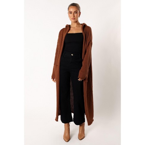 Women's Long Layering Duster Cardigan - A New Day™ Camel Xl : Target