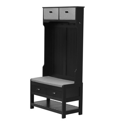NicBex 68.90"H Modern Hall Tree with Storage for Living Room