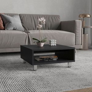 NicBex Minimalistic Square Coffe Table with Open Storage,Modern End Table,Center Table for Living Room - 1 of 4