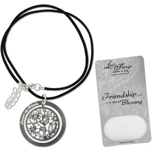 Pavilion Gift Company - Friend Necklace - With 1.5" Circle Pendant - Pens - 1 of 3