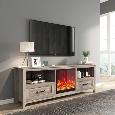 NicBex TV Stand for 60 Inch TV,TV Entertainment Center with 2 Drawers and 4 High-Capacity Compartment,Modern TV Console Table for Living Room