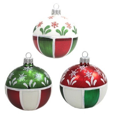 Ornament Snowflake Ball - Ornament Sets 