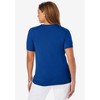 Jessica London Women's Plus Size Fine Gauge Crewneck Shell - 3 of 4