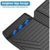 Cargo Mat, All Weather TPE Cargo Liner Compatible with 2022-2024 Pathfinder Trunk Mat, Cargo Liner with Backrest Mat, Pathfinder Accessories - 2 of 4