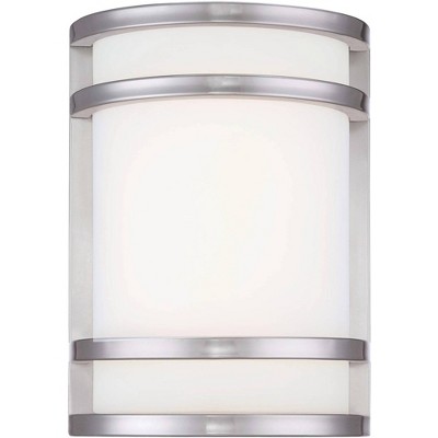 Minka Lavery Bay View 9 1/2" High Stainless Steel Outdoor LED Wall Light