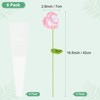 Unique Bargains Handmade Crochet Durable Colorful Artificial Flowers - 3 of 4