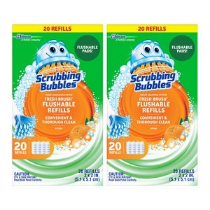 Scrubbing Bubbles Fresh Brush Flushable Refills - 20ct - 1 of 2