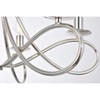 Elegant Lighting Lyndon 6 light Polished Nickel Pendant - 3 of 4
