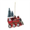 Glittered Glass Train Ornament (Set of 6) - 2 of 4