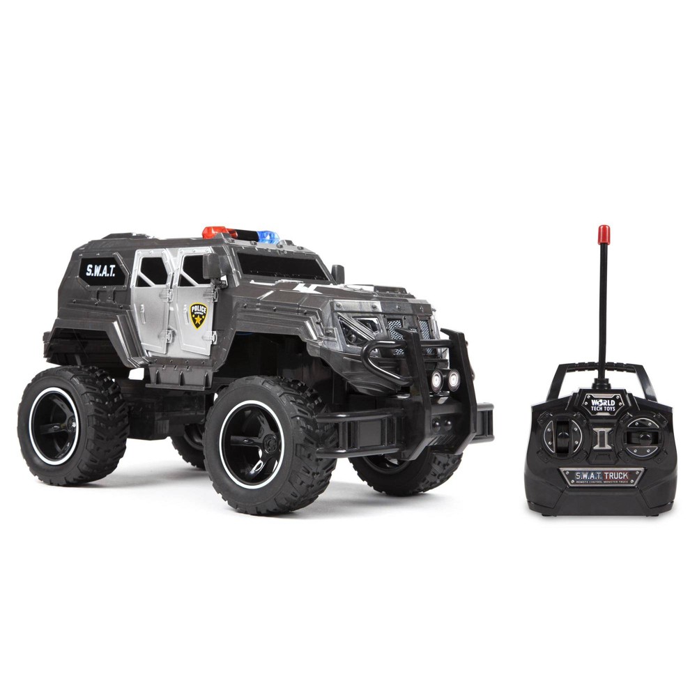 UPC 813023010013 product image for World Tech Toys S.W.A.T. Truck 1:14 RTR Electric Remote Control Stunt Car | upcitemdb.com