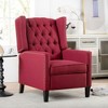 CENGHU 27.16" Wide Manual Wing Chair Recliner, Sofa Chair, Comfy Accent Armchairs for Adults, Adult Recliner Chair, Modern Single Recliner Chair - 3 of 4