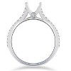 Pompeii3 1/3ct Diamond Engagement Semi Mount Ring 14K White Gold - 2 of 4