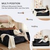 Hooseng 65" Faux Fur Loveseat Sofa, Oversized Lounge Couch for Adults, Fluffy Lazy Sofa with Memory Foam Filler, Big Comfy for Living Room, Bedroom - 4 of 4