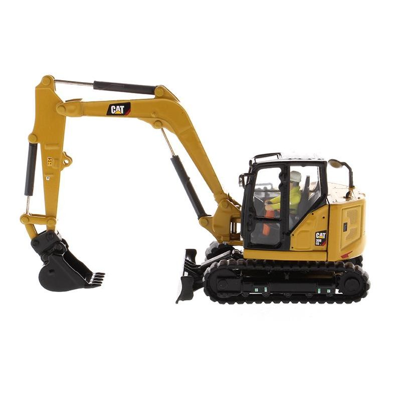 CAT Caterpillar 308 CR Next Gen. Mini Hydraulic Excavator with Work Tools & Operator "High Line" 1/50 by Diecast Masters, 3 of 5