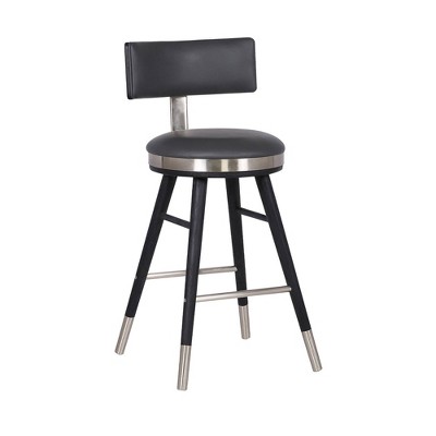 target leather stool