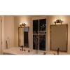 Urban Ambiance Luxury Traditional Bathroom Vanity Light,  7.5"H x 14"W,  Olde Bronze Finish, UHP2031 - 2 of 4