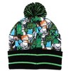 Kids Minecraft Fleece Knit Cuff Hat and Ski Gloves Set - image 2 of 2