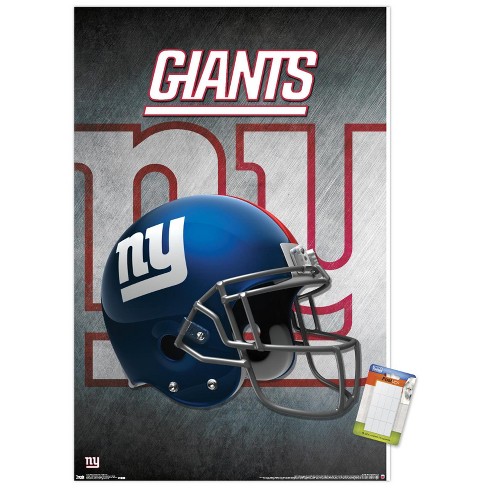 Trends International Nfl New York Giants - Helmet 16 Unframed Wall