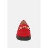 Jacop Micro Suede Metal Chain Link Loafers Women - 4 of 4