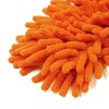 Unique Bargains Plastic Handle Chenille Microfiber Car Vehicle Cleaning Wash Duster Brush Orange 13.3" x 3.1" x 0.7" - 3 of 3