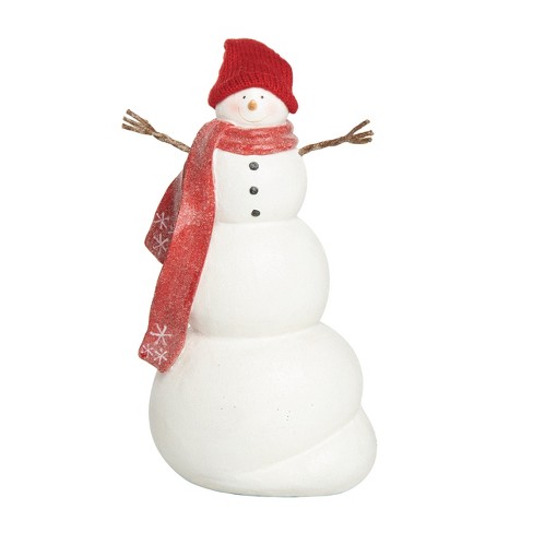 Transpac Resin 9.25 in. White Christmas Big Arms Snowman Figurine - image 1 of 2