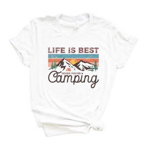 Simply Sage Market Women's Life Is Best When Your Camping Short