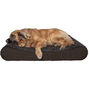 FurHaven Ultra Plush Luxe Lounger Orthopedic Dog Bed - 1 of 4