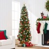 Best Choice Products Pre-Lit Spruce Pencil Christmas Tree w/ Incandescent Lights - image 2 of 4