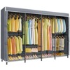VIPEK V40C Plus Heavy Duty Clothes Rack with Cover, Extra Large Covered Wardrobe Closet Black Rack with Polyester Fabric Cover, Max Load 1300lbs - 2 of 4