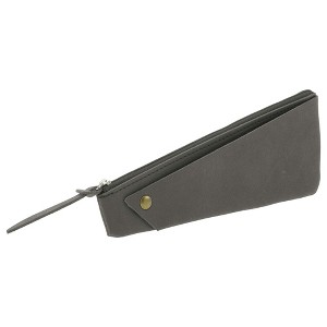 Unique Bargains Pencil Case Frosted Irregular Shape Style with Large Capacity for Office Supplies 1 Pc - 1 of 4