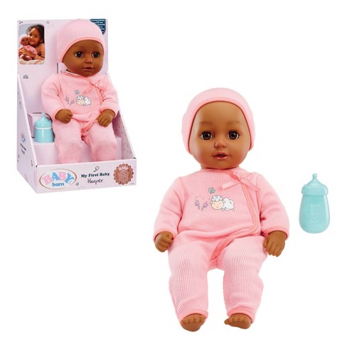My Sweet Love 8 Mini Soft Body Cuddle Doll Brown Hair in Pink Rainbow  Outfit