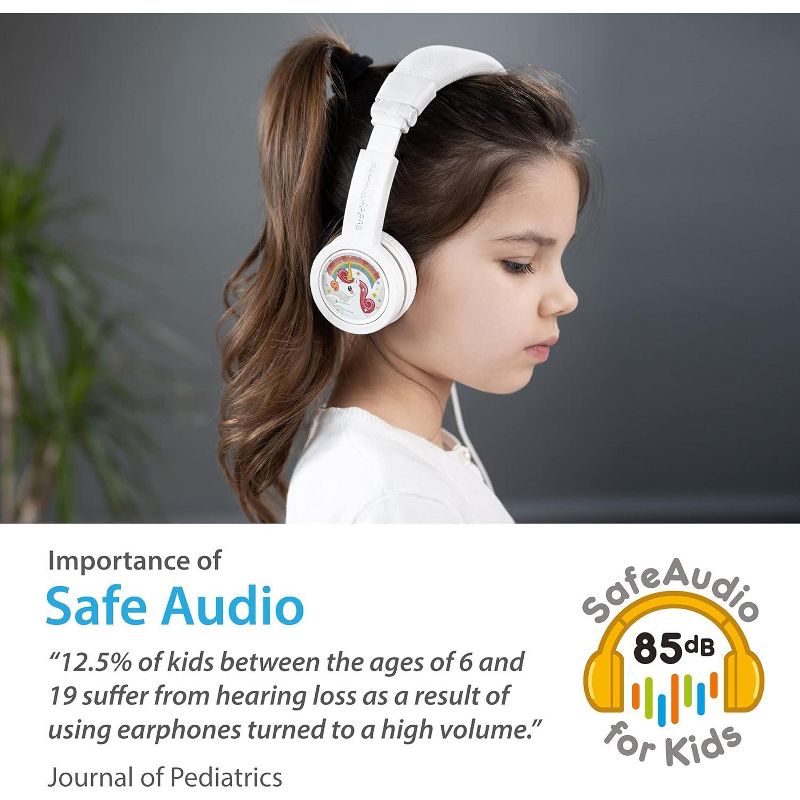 ONANOFF BuddyPhones Explore+, Foldable Kids Wired Headphones, 3 of 5