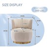 MOONMISS 360 Degree Swivel Cuddle Barrel Accent Sofa Chairs, Round Armchairs with Wide Upholstered - 4 of 4