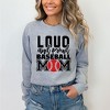 Simply Sage Market Women's Graphic Sweatshirt Loud and Proud Baseball Mom - 2 of 3