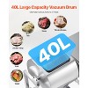 VEVOR Commercial Meat Tumbler Marinator, 40L Vacuum Tumbler Marinating Machine with Bidirectional Rotation and 3-Speed, Silver - 3 of 4