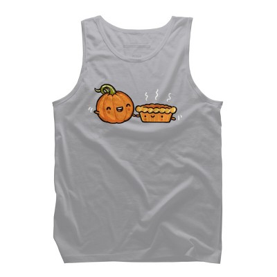 Men's Design By Humans Pumpkin & Pie By walmazan Tank Top