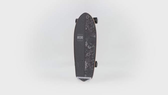 ReDo Skateboard Co. 24&#34; Standard Skateboard - Black Floral, 2 of 12, play video