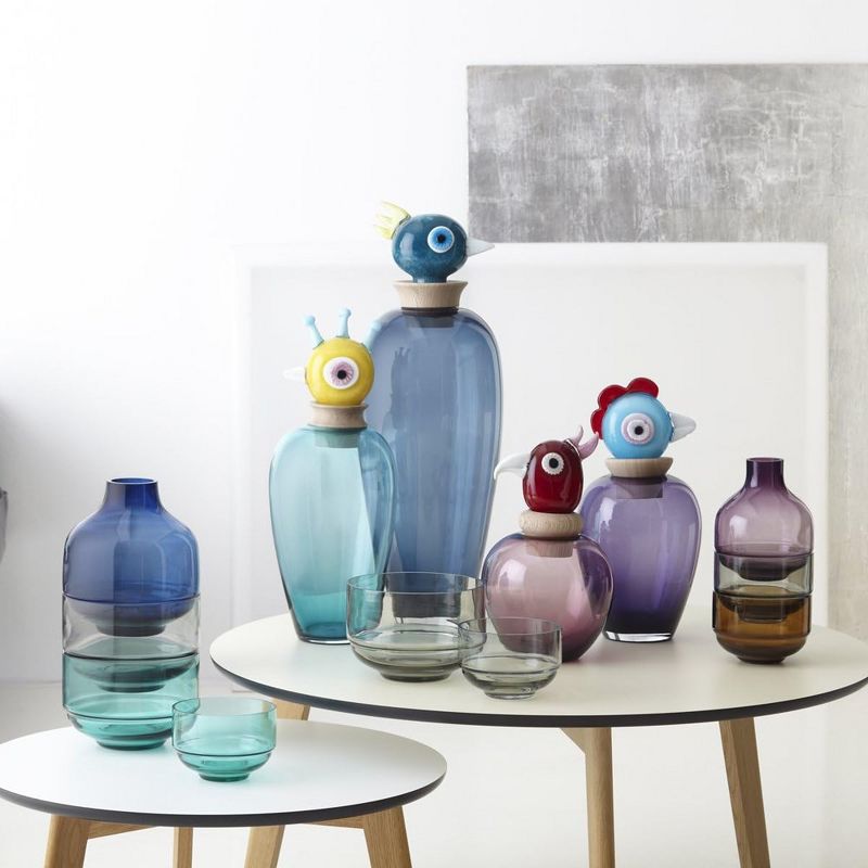 Leonardo Fusione 3 piece Glass Vase Set - Blue, 3 of 8