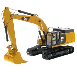 CAT Caterpillar 349F L XE Hydraulic Excavator with Operator High Line Series 1/50 Diecast Model by Diecast Masters 85943 - 1 of 4