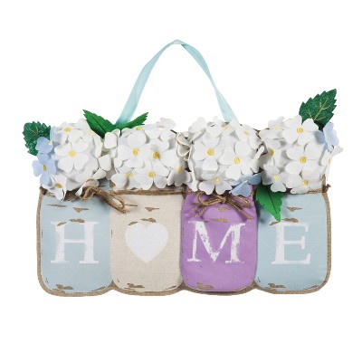 Evergreen Home Mason Jars Door Decor