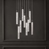 Nicolle Acrylic 9 Light Chandelier - CTL1048 - Black - Safavieh - 4 of 4