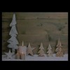 Northlight LED Lighted Flickering Candles and Winter Wooden Trees Canvas Wall Art - 12" x 15.75" - 3 of 3