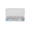 Everything Mary Clear Bead Storage Case with 28 Removable Jars – Portable Organizer for Beads, Jewelry, and Craft Supplies - 2 of 4