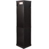 Kumasinova 69.8" Tall Corner Curio Cabinet Bottle Display Cabinet,Chic 5-Tier Bar Cabinet with Lights,Glass Doors&Shelves,Elegant Corner Design - 2 of 4