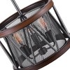 CWI Lighting Parsh 3 Light Drum Shade Chandelier With Pewter Finish - 4 of 4